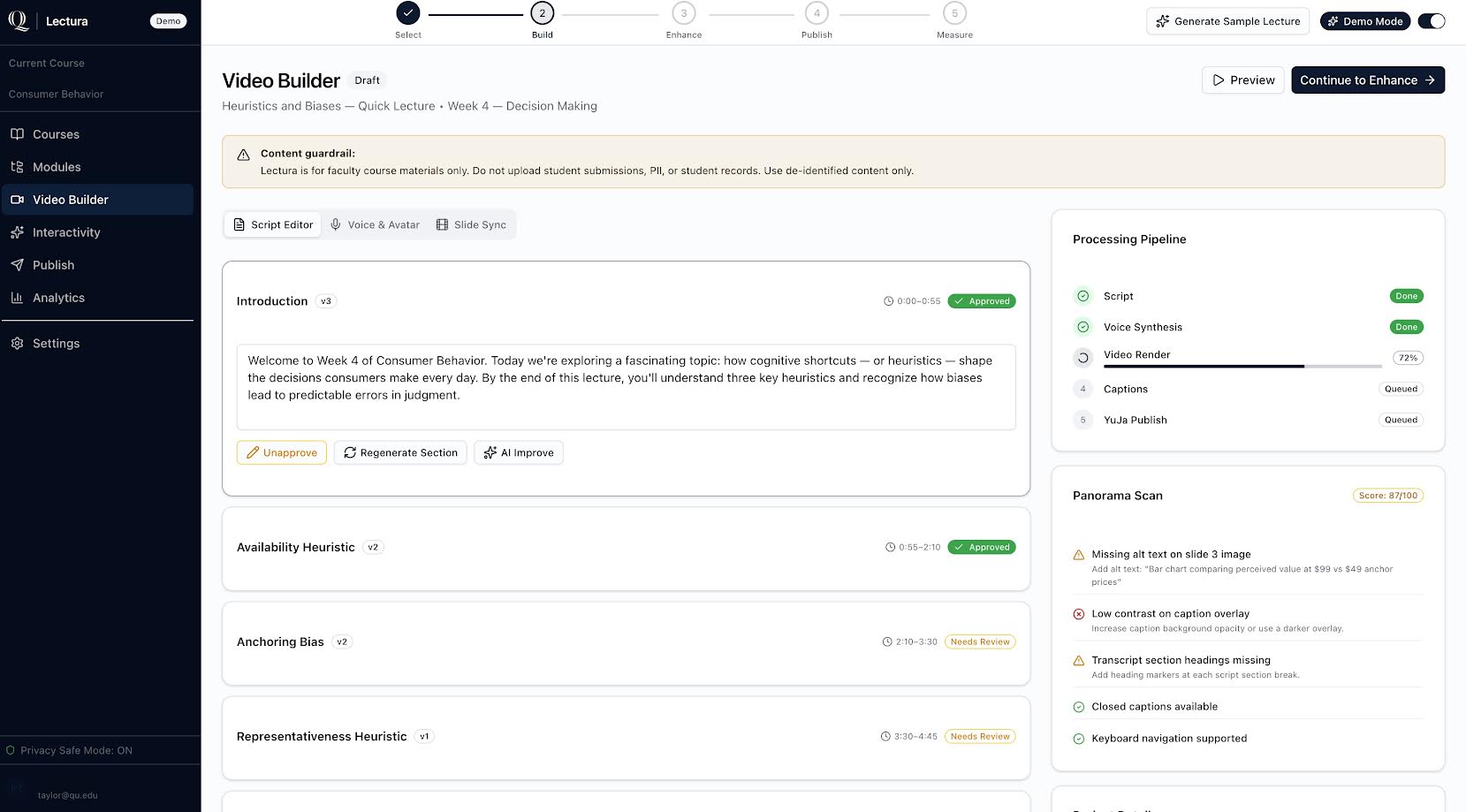 Lectura, the AI education platform built by Bridges