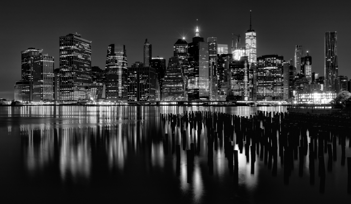 City skyline representing enterprise solutions